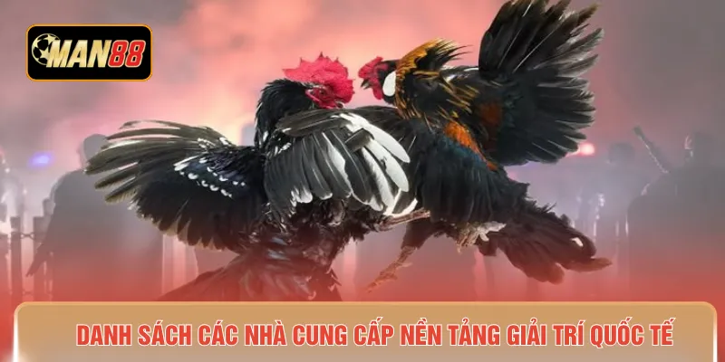 Danh sách các nhà cung cấp nền tảng giải trí quốc tế 