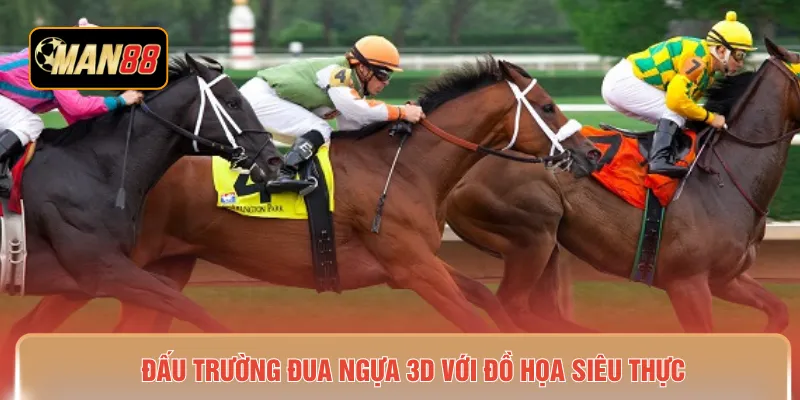 Đấu trường đua ngựa 3d với đồ họa siêu thực 